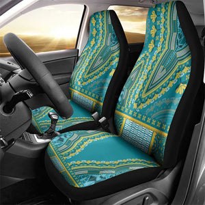 Dashiki Car Seat Cover Luxury Afro - Teal