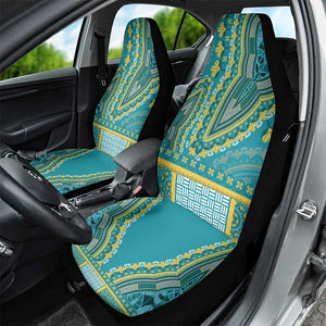 Dashiki Car Seat Cover Luxury Afro - Teal