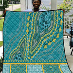 Dashiki Quilt Luxury Afro - Teal
