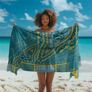 Dashiki Sarong Luxury Afro - Teal