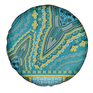 Dashiki Spare Tire Cover Luxury Afro - Teal