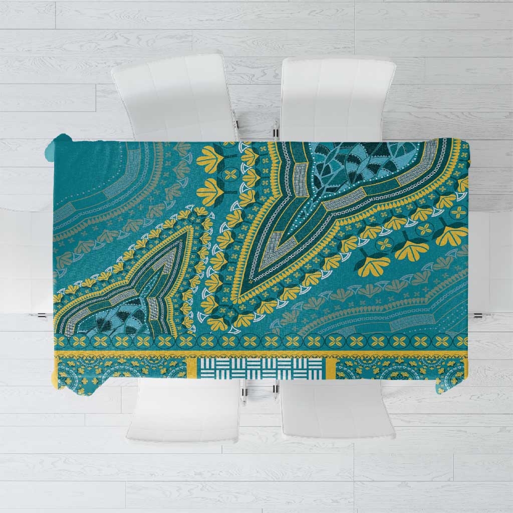 Dashiki Tablecloth Luxury Afro - Teal