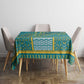 Dashiki Tablecloth Luxury Afro - Teal