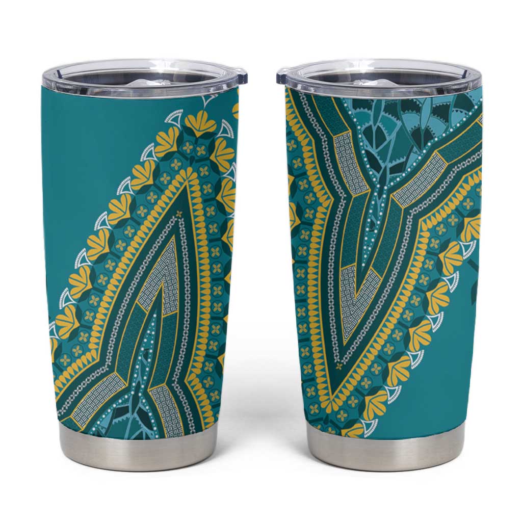 Dashiki Tumbler Cup Luxury Afro - Teal