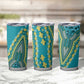 Dashiki Tumbler Cup Luxury Afro - Teal
