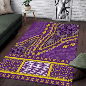 Dashiki Area Rug Luxury Afro - Violet