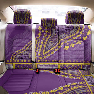 Dashiki Back Car Seat Cover Luxury Afro - Violet