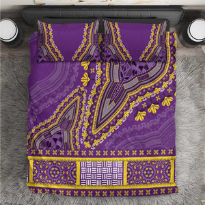 Dashiki Bedding Set Luxury Afro - Violet