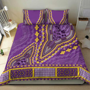 Dashiki Bedding Set Luxury Afro - Violet