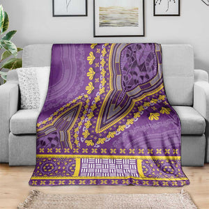 Dashiki Blanket Luxury Afro - Violet