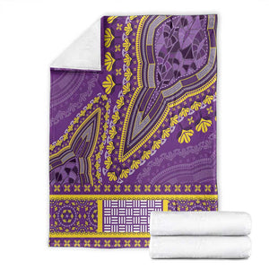 Dashiki Blanket Luxury Afro - Violet