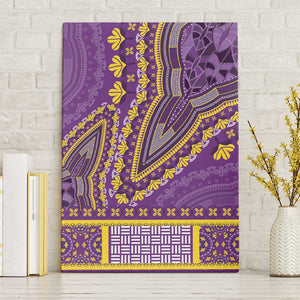 Dashiki Canvas Wall Art Luxury Afro - Violet