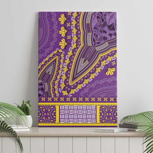 Dashiki Canvas Wall Art Luxury Afro - Violet