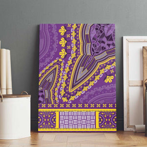 Dashiki Canvas Wall Art Luxury Afro - Violet