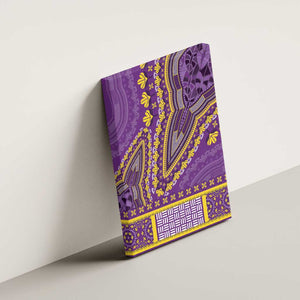 Dashiki Canvas Wall Art Luxury Afro - Violet