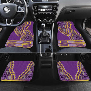 Dashiki Car Mats Luxury Afro - Violet