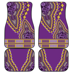 Dashiki Car Mats Luxury Afro - Violet