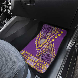 Dashiki Car Mats Luxury Afro - Violet