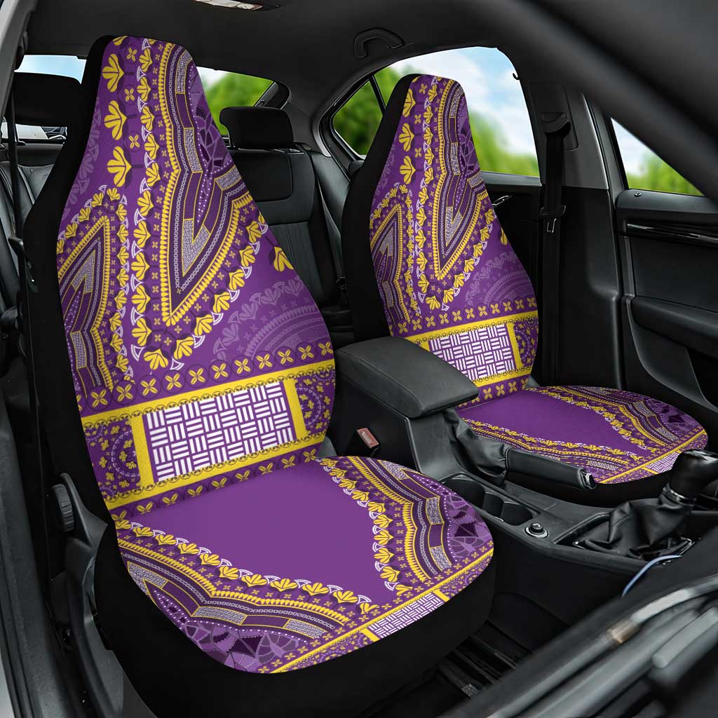 Dashiki Car Seat Cover Luxury Afro - Violet