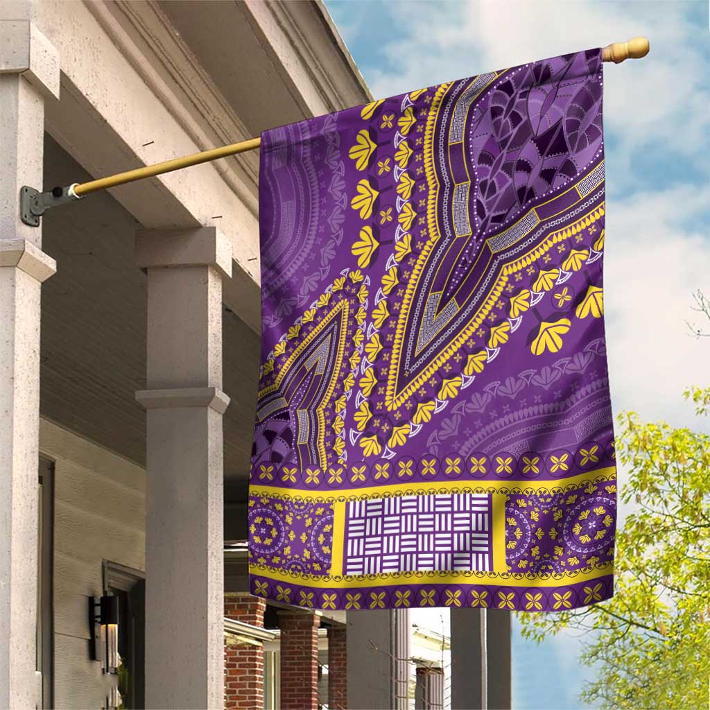 Dashiki Garden Flag Luxury Afro - Violet