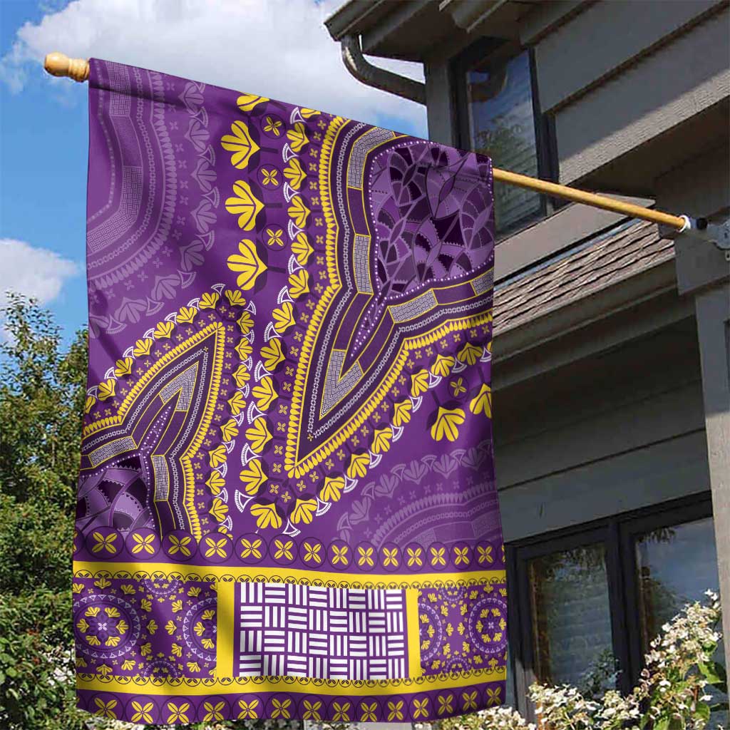 Dashiki Garden Flag Luxury Afro - Violet