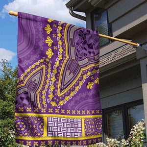 Dashiki Garden Flag Luxury Afro - Violet