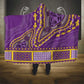 Dashiki Hooded Blanket Luxury Afro - Violet
