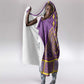 Dashiki Hooded Blanket Luxury Afro - Violet