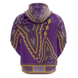 Dashiki Hoodie Luxury Afro - Violet