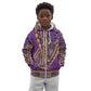Dashiki Kid Hoodie Luxury Afro - Violet
