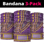 Dashiki Neck Gaiter Luxury Afro - Violet LT7