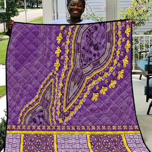 Dashiki Quilt Luxury Afro - Violet