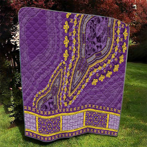 Dashiki Quilt Luxury Afro - Violet