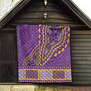 Dashiki Quilt Luxury Afro - Violet