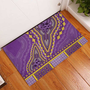 Dashiki Rubber Doormat Luxury Afro - Violet