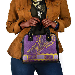 Dashiki Shoulder Handbag Luxury Afro - Violet