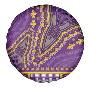 Dashiki Spare Tire Cover Luxury Afro - Violet