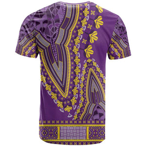 Dashiki T shirt Luxury Afro - Violet