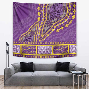 Dashiki Tapestry Luxury Afro - Violet