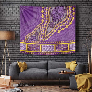 Dashiki Tapestry Luxury Afro - Violet