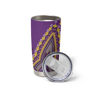 Dashiki Tumbler Cup Luxury Afro - Violet