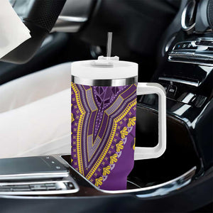 Dashiki Tumbler With Handle Luxury Afro - Violet