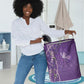 Lupus Awareness Purple Ribbon Butterfly Laundry Basket Hope