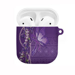 Lupus Awareness Purple Ribbon Butterfly AirPods Case Hope