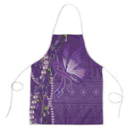 Lupus Awareness Purple Ribbon Butterfly Apron Hope