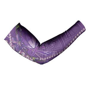 Lupus Awareness Purple Ribbon Butterfly Arm Sleeves Hope