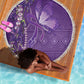 Lupus Awareness Purple Ribbon Butterfly Beach Blanket Hope