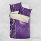 Lupus Awareness Purple Ribbon Butterfly Bedding Set Hope