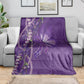 Lupus Awareness Purple Ribbon Butterfly Blanket Hope