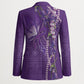 Lupus Awareness Purple Ribbon Butterfly Blazer Hope